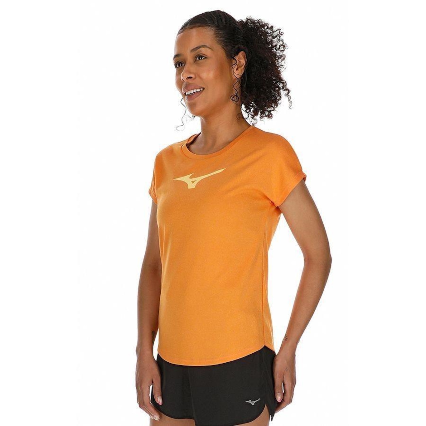 Camiseta Mizuno Spark Big Logo - Feminina - Foto 1