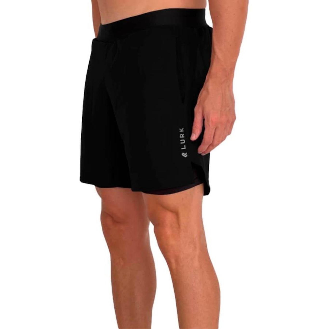 Shorts Curto Lurk com Elastano 2X1 Masculino - Foto 5