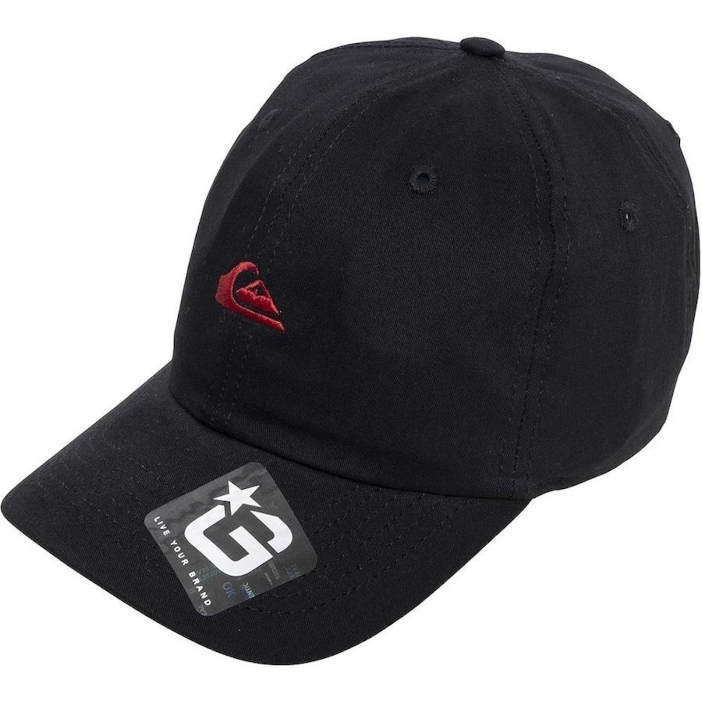 Boné Aba Curva Quiksilver Embroidery - Strapback - Adulto - Foto 1