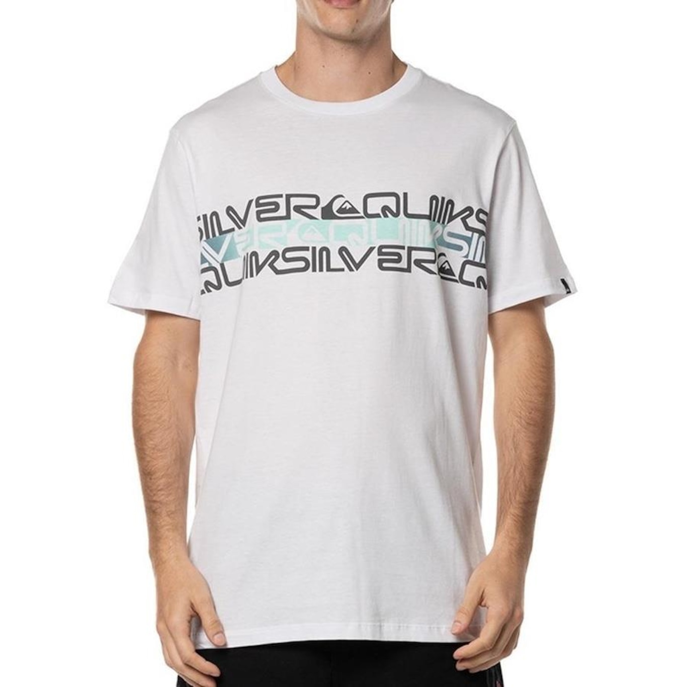 Camiseta Quiksilver Word Block - Masculina - Foto 1