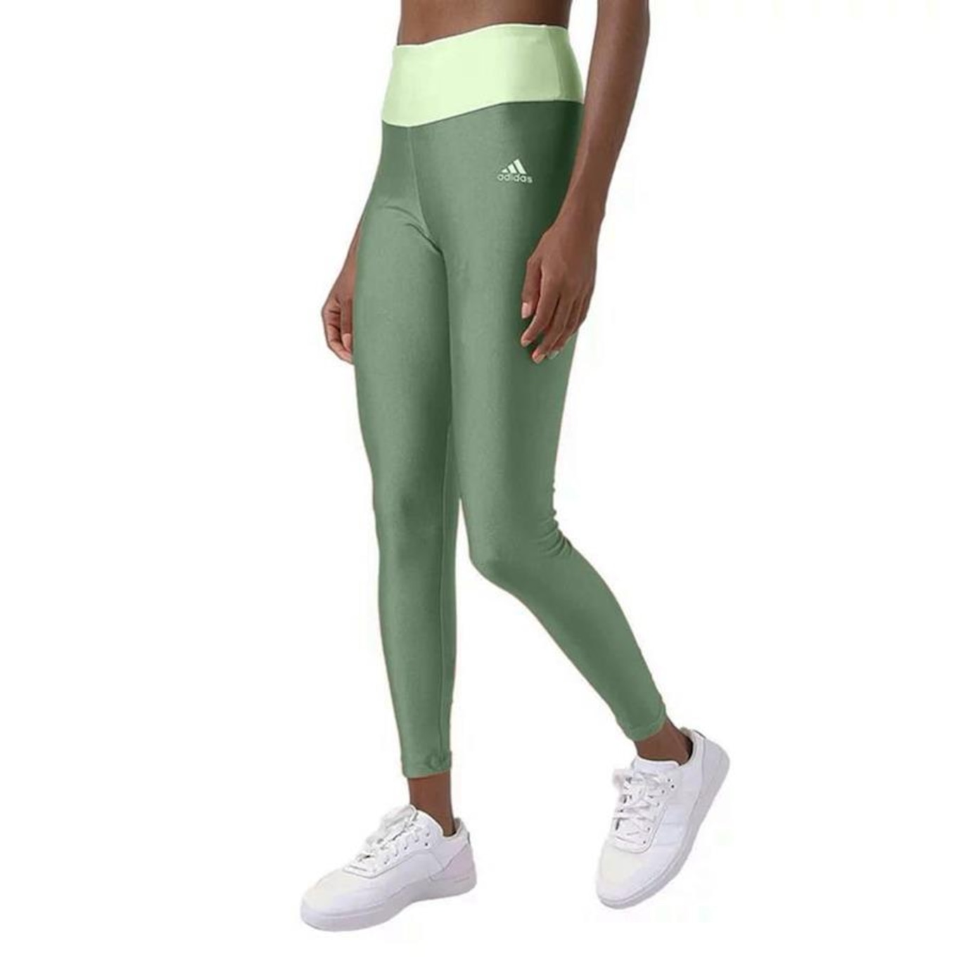 Calça Legging adidas Latin Fit Colorblock - Feminina - Foto 1