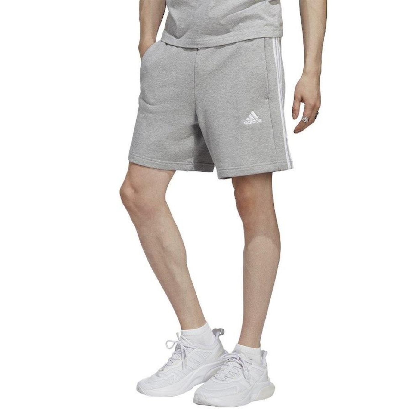 Bermuda adidas 3S Confy - Masculina - Foto 1