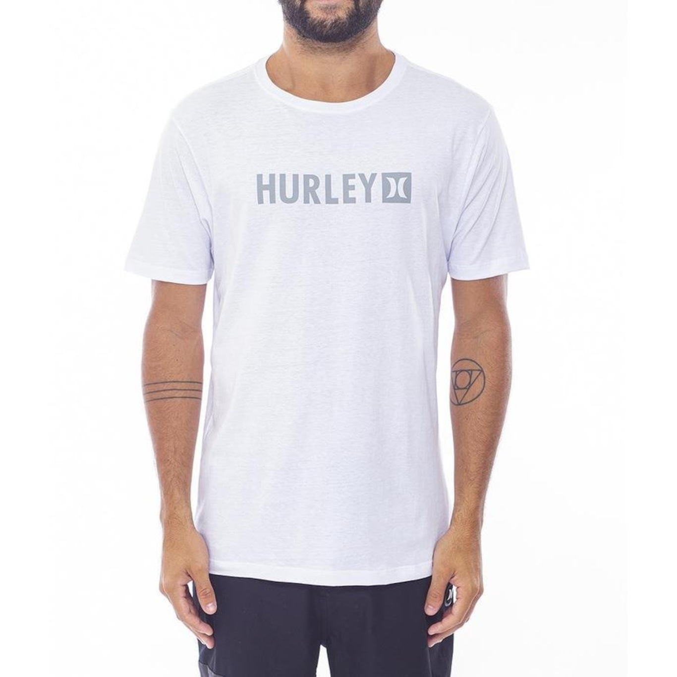 Camiseta Hurley Square - Masculina - Foto 1