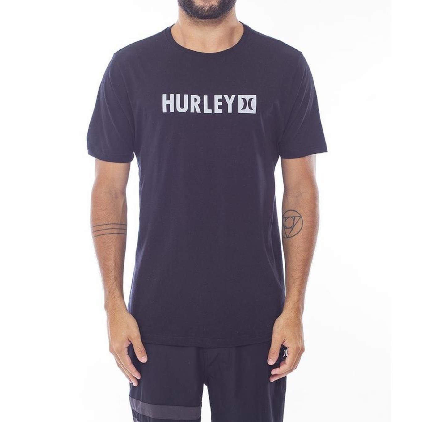 Camiseta Hurley Square - Masculina - Foto 1