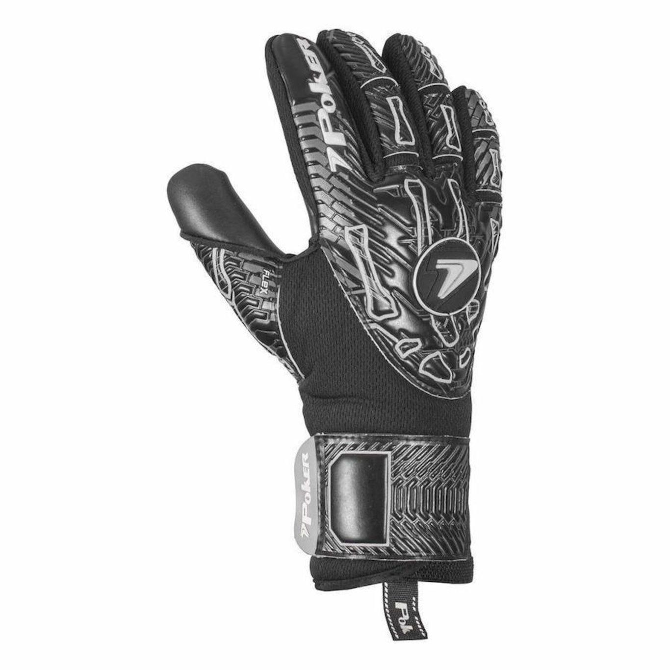 Luvas de Goleiro Poker de Campo Profissional Hug Flex 4 - Adulto - Foto 2