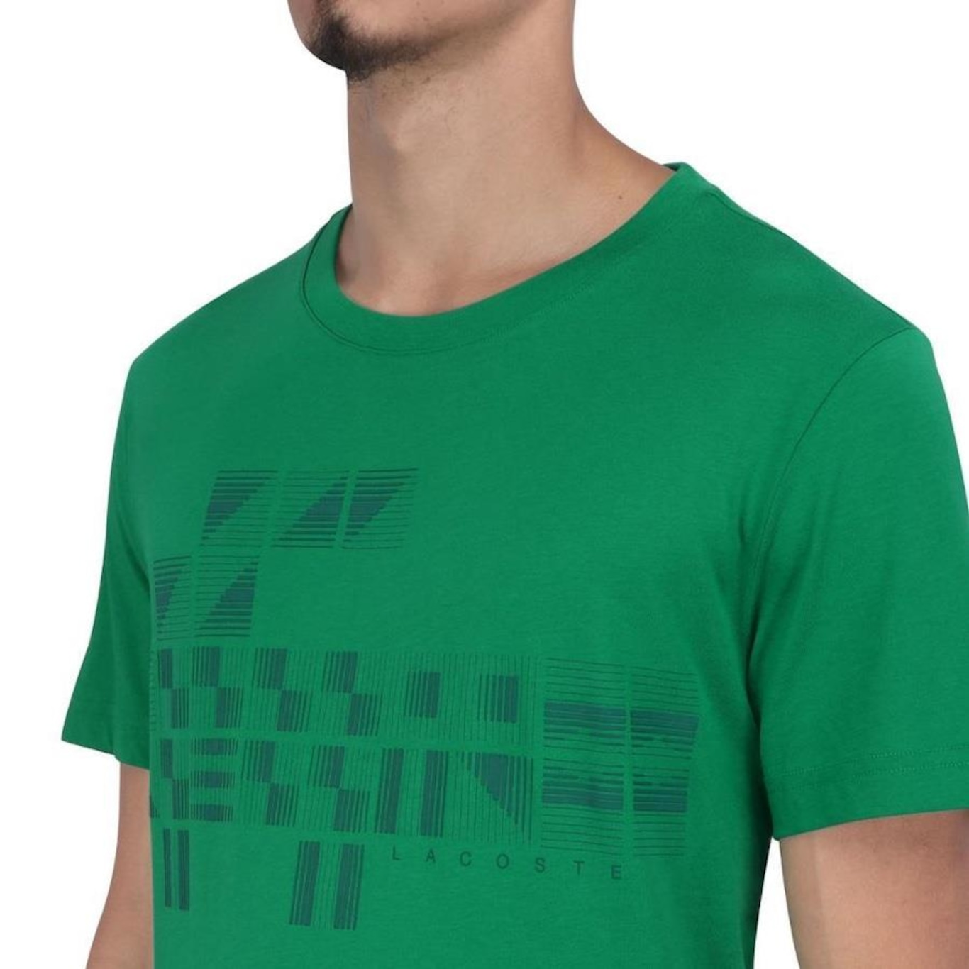 Camiseta Lacoste Novak Djoko Sport - Masculina - Foto 3