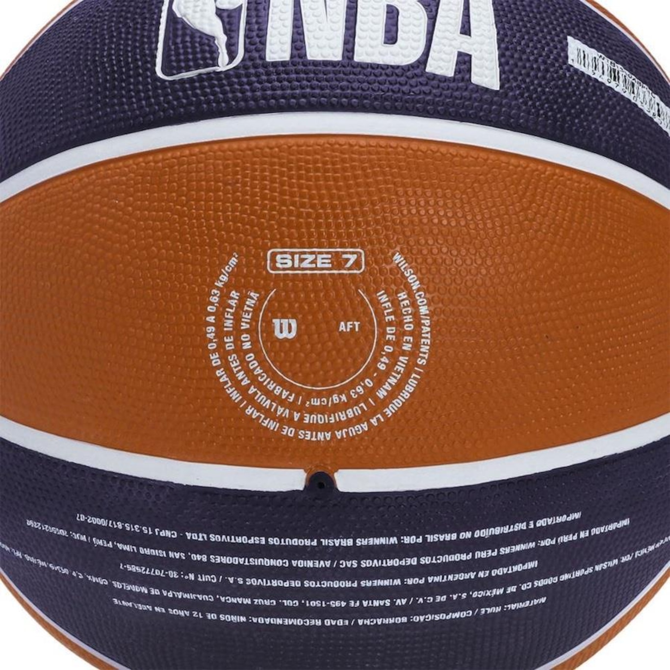 Bola de Basquete Wilson Nba Team Tribute Phoenix Suns - Foto 5