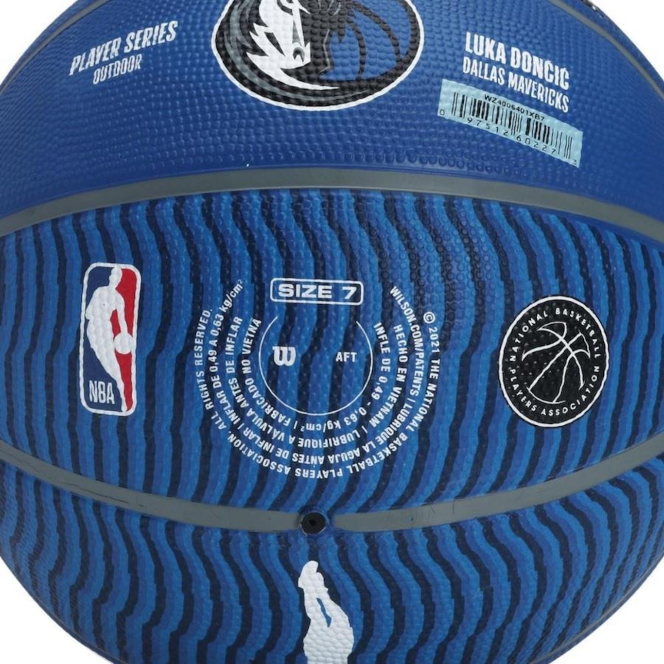 Bola de Basquete Wilson Nba Player Icon Outdoor Luka Doncic - Foto 4