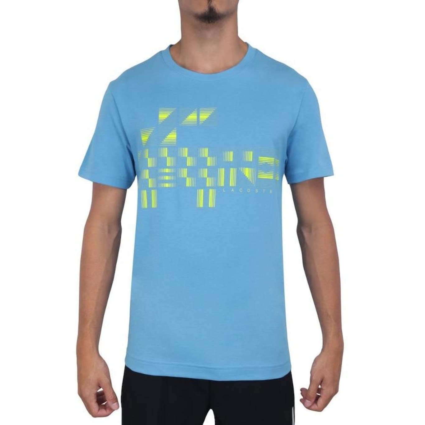 Camiseta Lacoste Novak Djoko Sport - Masculina - Foto 1