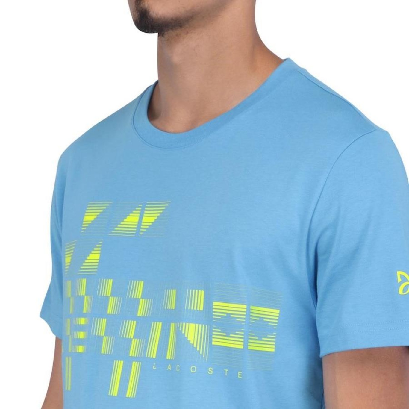 Camiseta Lacoste Novak Djoko Sport - Masculina - Foto 3