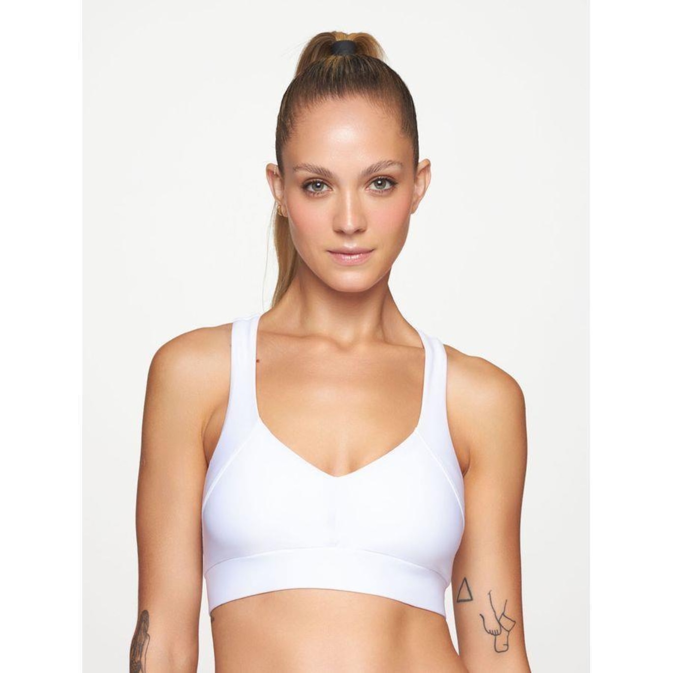 Top Fitness com Bojo Bodyforsure Nadador com Fecho Basic - Feminino - Foto 1