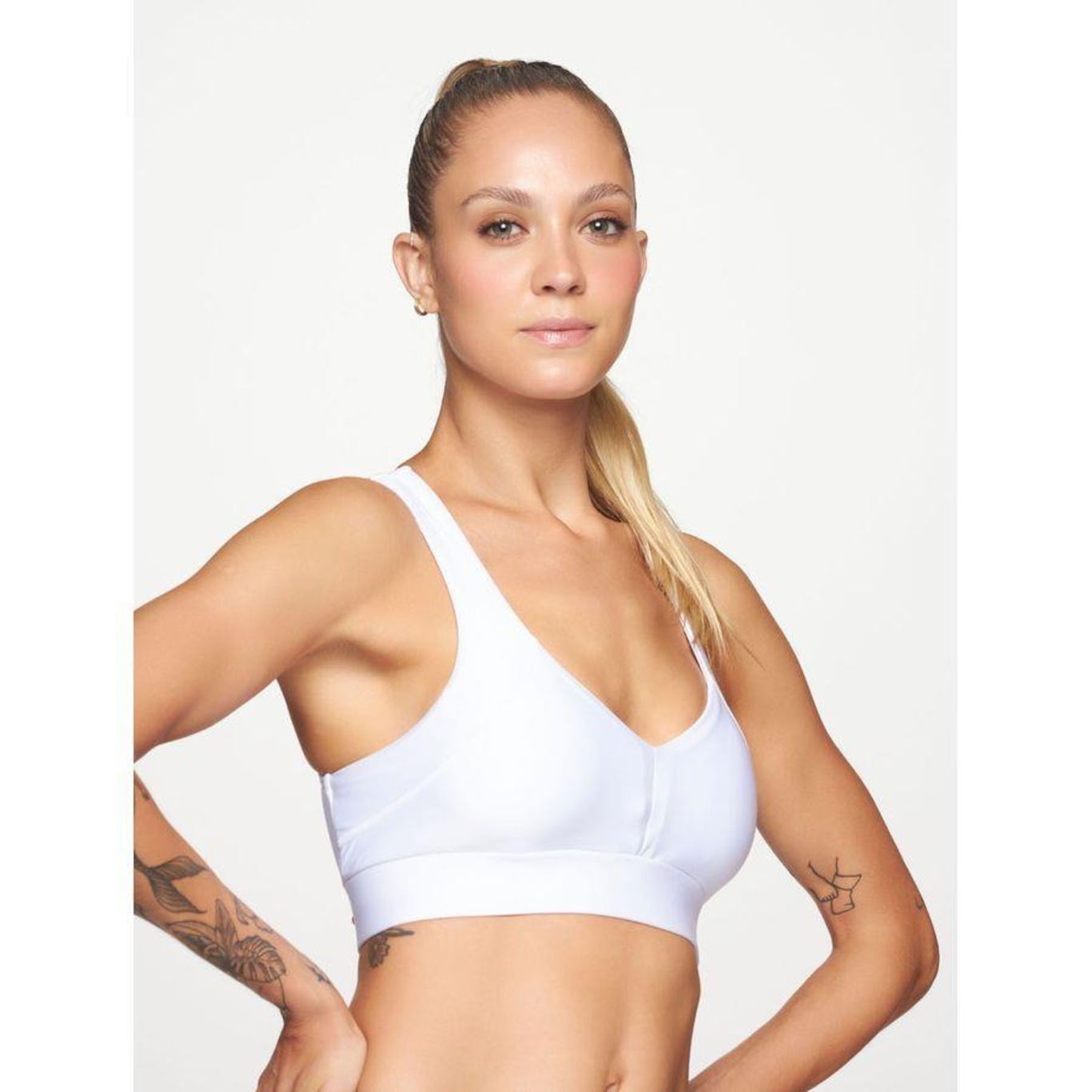 Top Fitness com Bojo Bodyforsure Nadador com Fecho Basic - Feminino - Foto 3