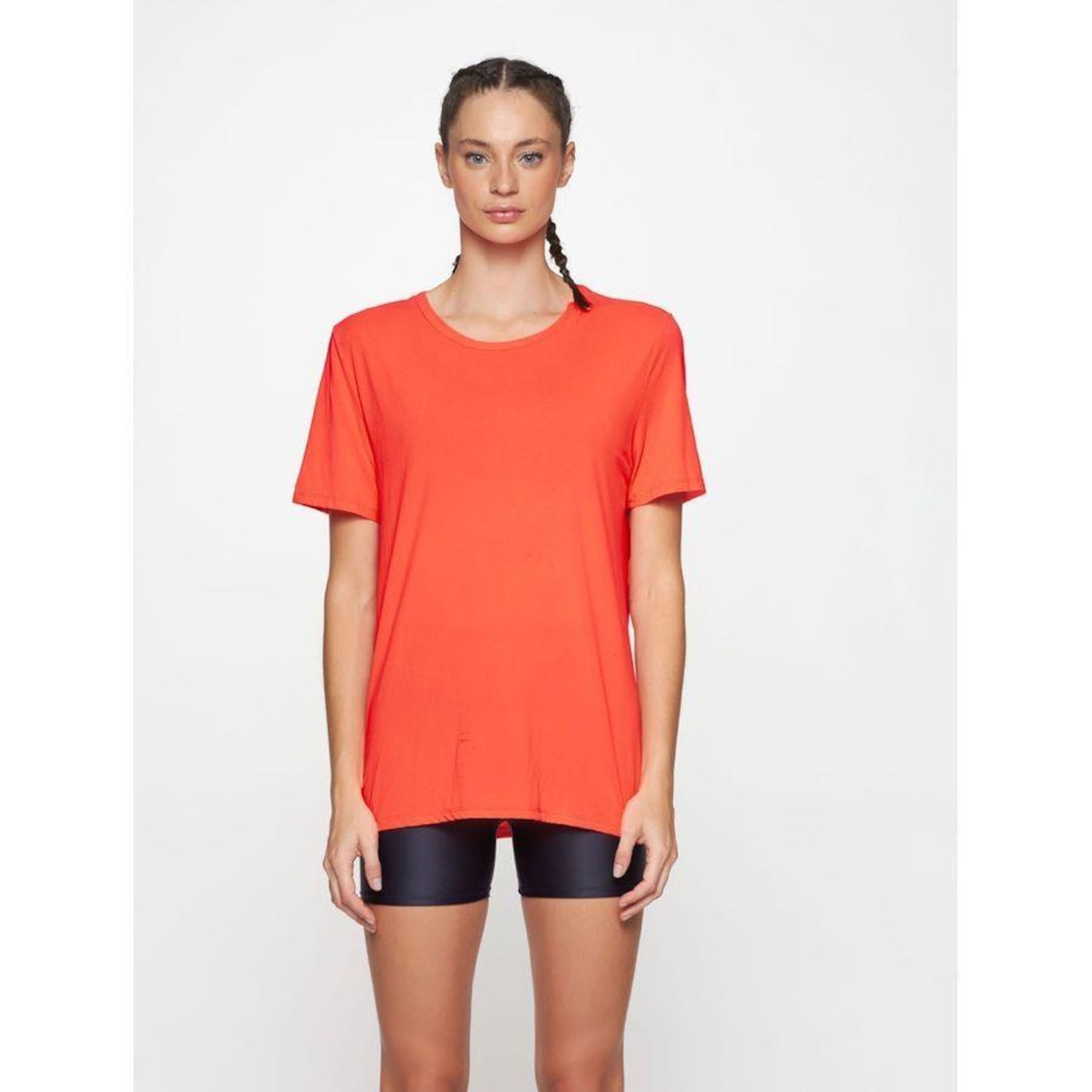 Camiseta Bodyforsure Oversized Essentials - Feminina - Foto 1