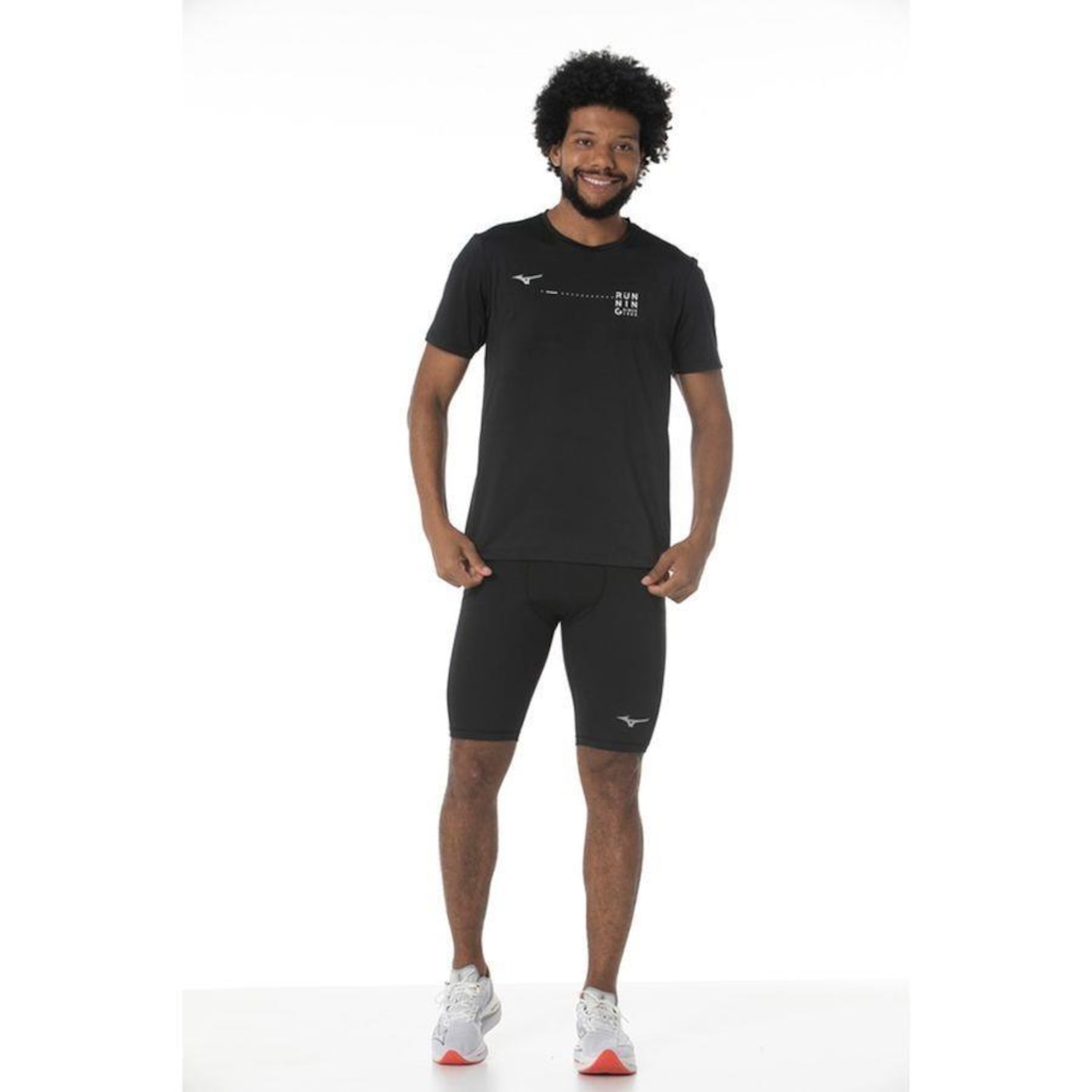 Bermuda de Compressão Mizuno Pockets 3 - Masculina - Foto 4