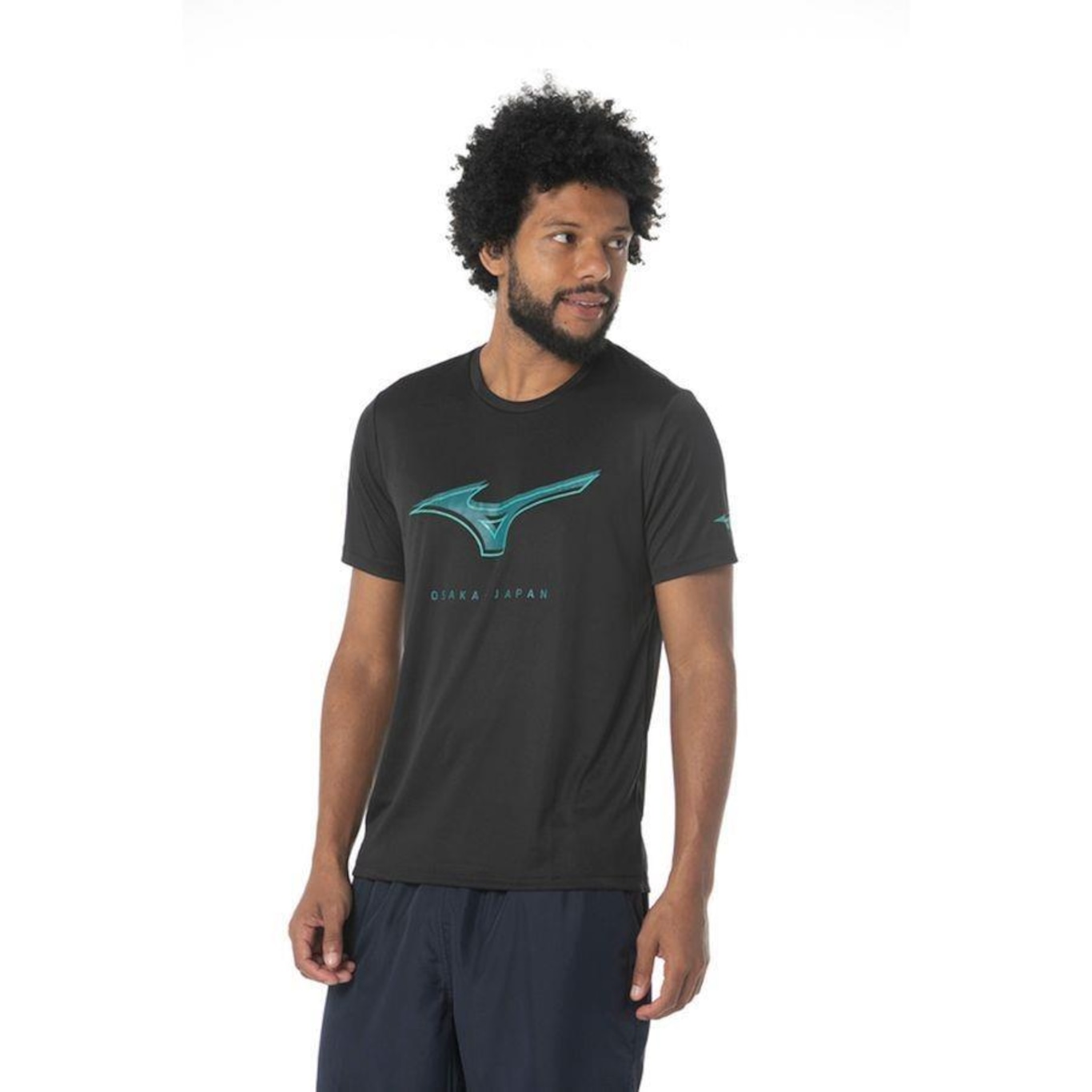 Camiseta Mizuno Energy Stamp - Masculina - Foto 1