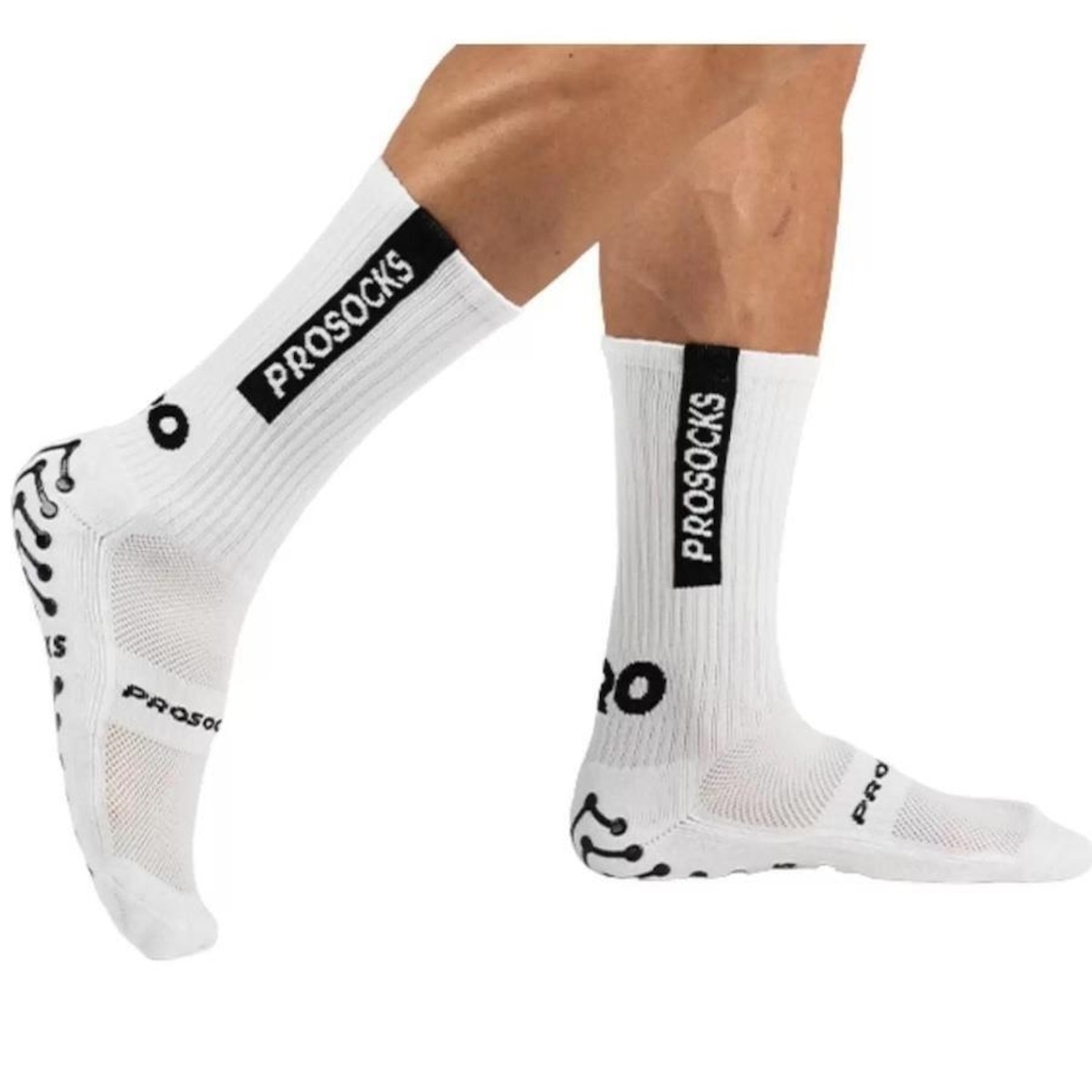 Meia Cano Alto Prosocks Ultragrip - Masculina - Foto 2