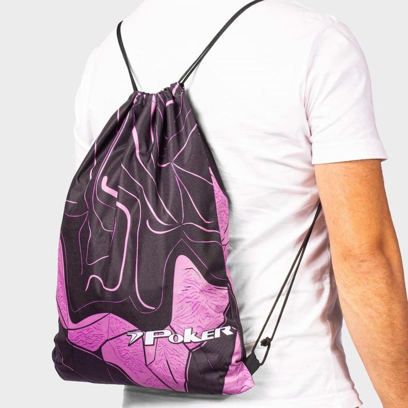 Gym Sack Poker Estampado Geo - Foto 4