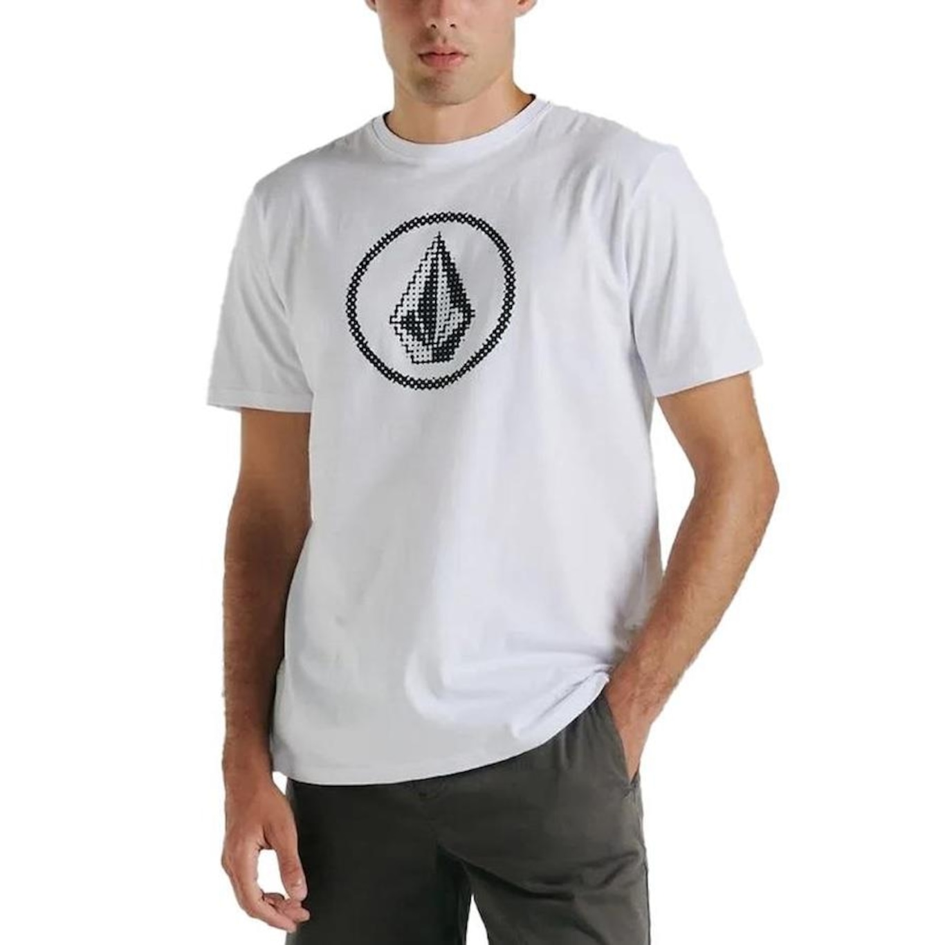 Camiseta Volcom Circle Stone - Masculina - Foto 1