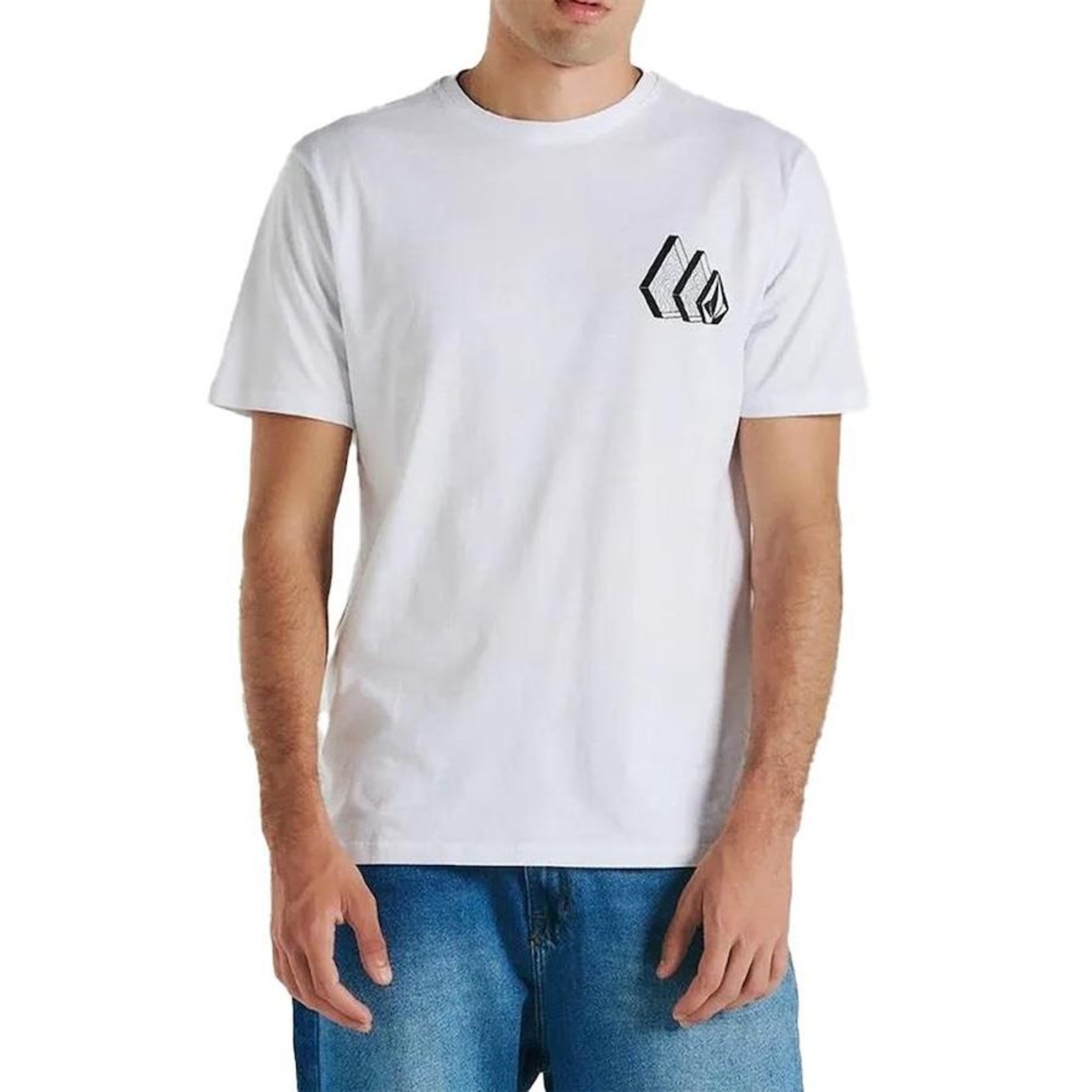 Camiseta Volcom Repeater - Masculina - Foto 1