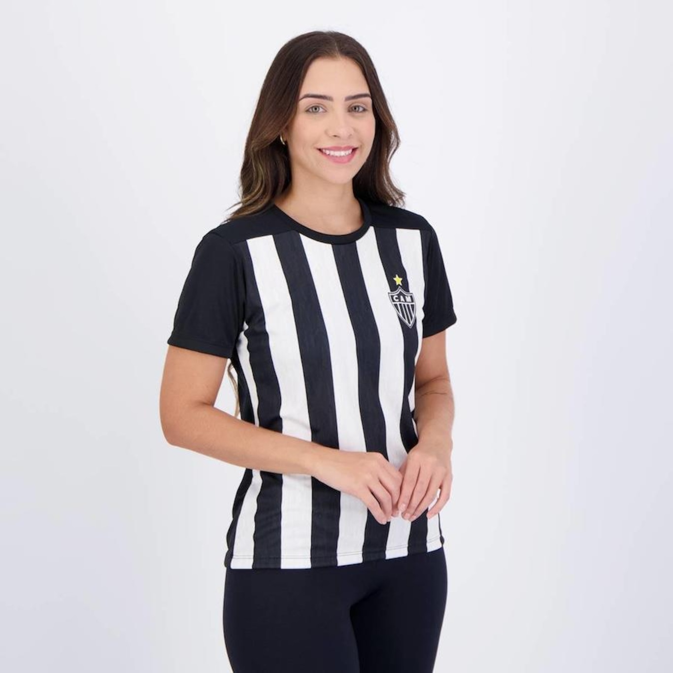 Camisa do Atlético Mineiro Braziline Comet - Feminina - Foto 1