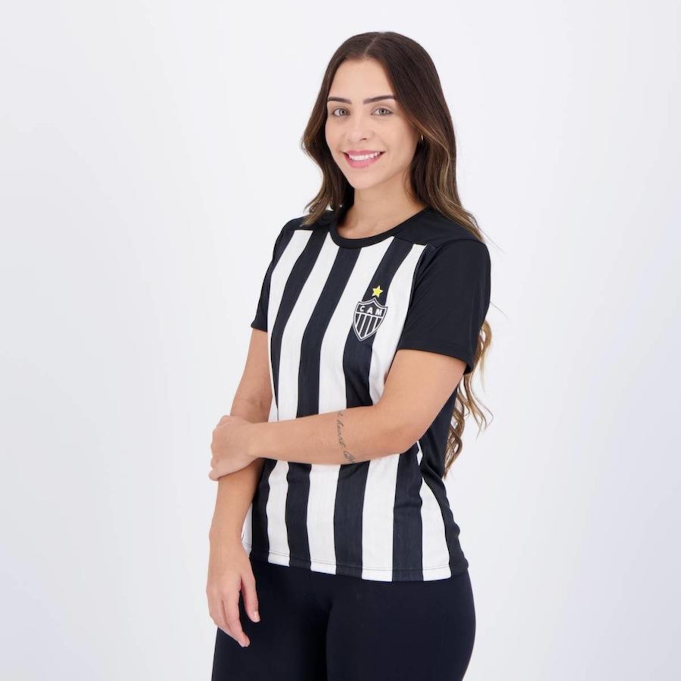 Camisa do Atlético Mineiro Braziline Comet - Feminina - Foto 4