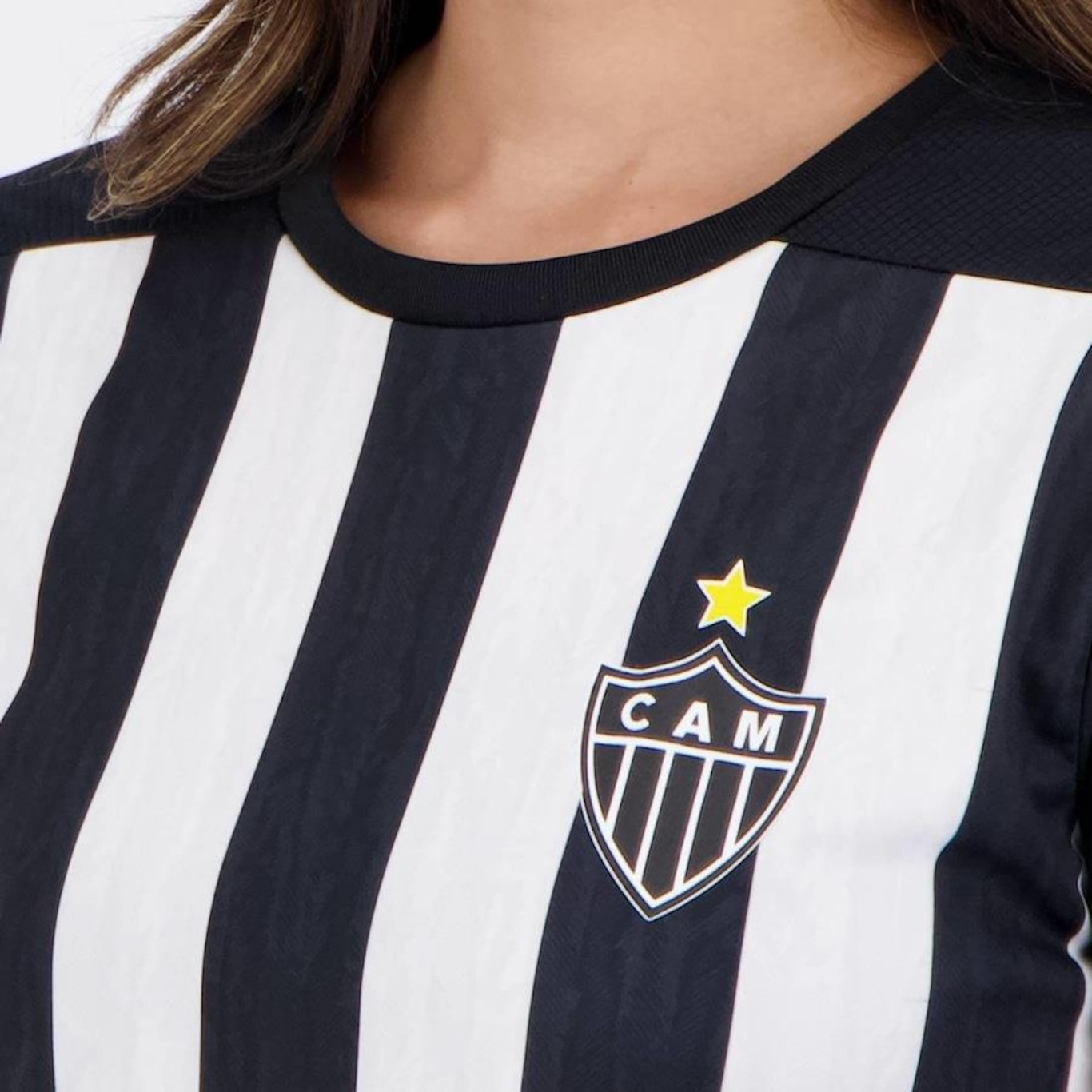 Camisa do Atlético Mineiro Braziline Comet - Feminina - Foto 5