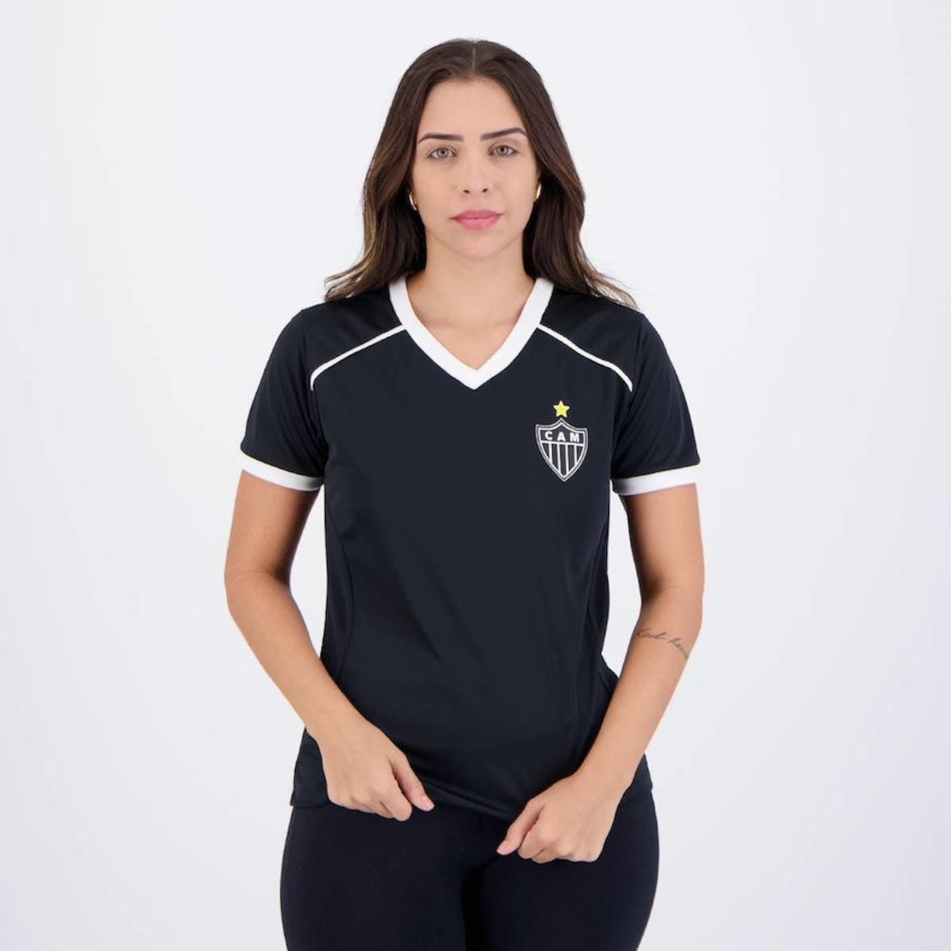 Camisa do Atlético Mineiro Braziline Lawn - Feminina - Foto 1