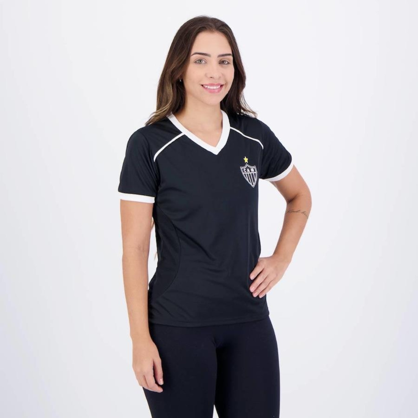 Camisa do Atlético Mineiro Braziline Lawn - Feminina - Foto 5