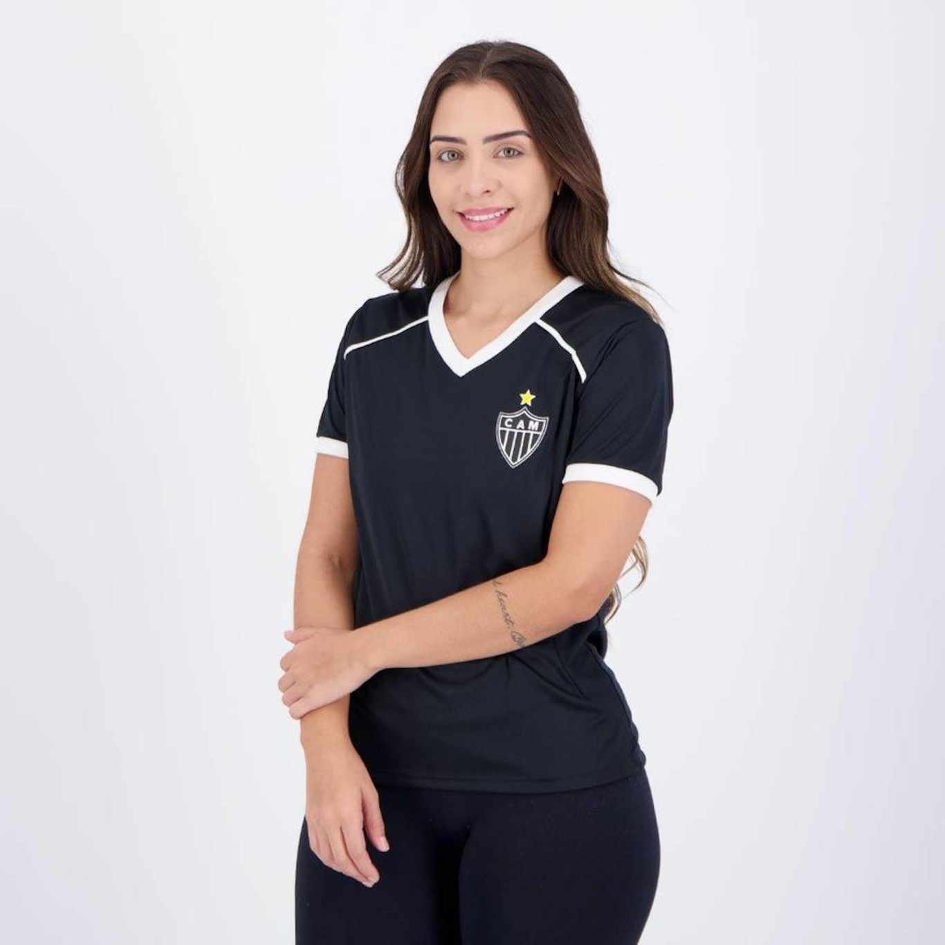 Camisa do Atlético Mineiro Braziline Lawn - Feminina - Foto 6