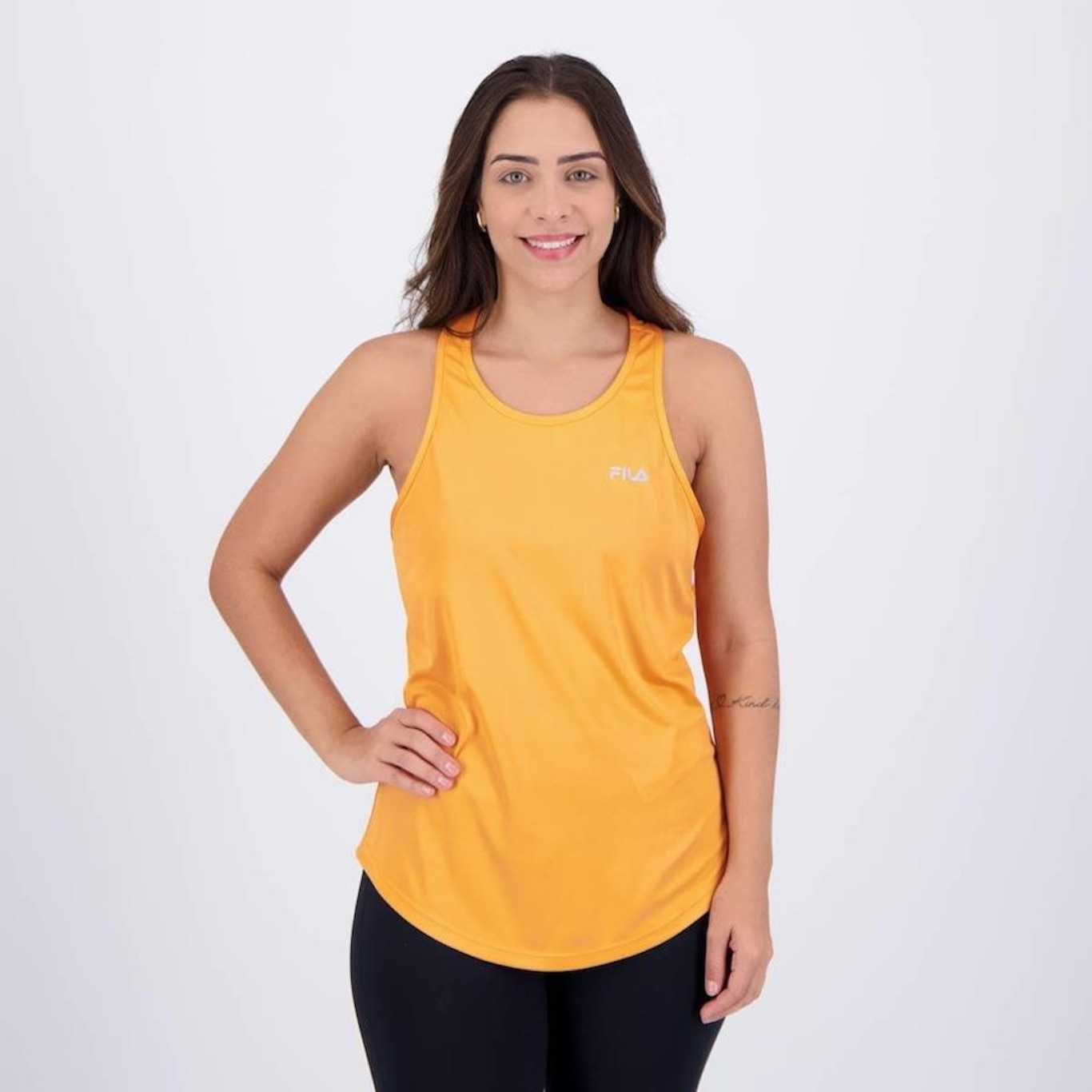 Camiseta Regata Fila Basic Sports Polygin - Feminina - Foto 1