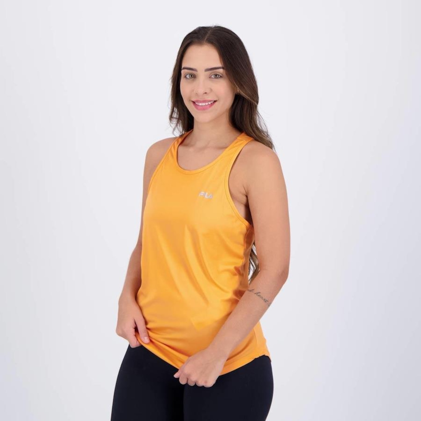 Camiseta Regata Fila Basic Sports Polygin - Feminina - Foto 3