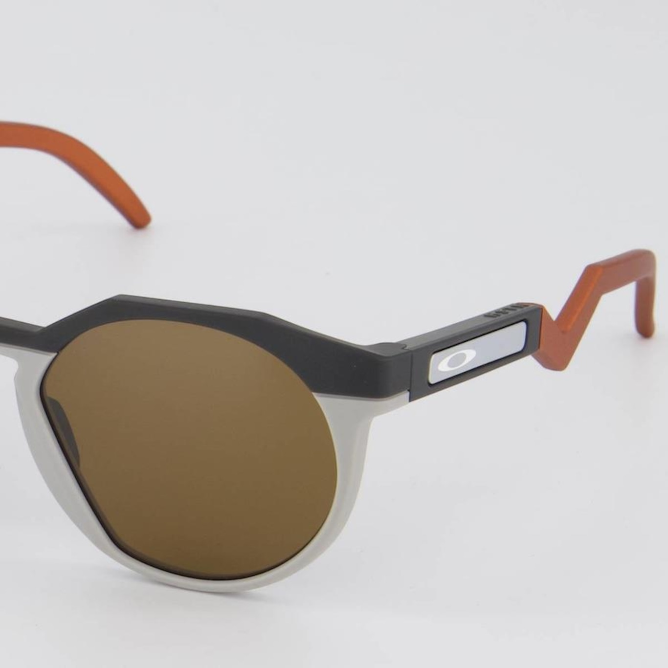 Óculos de Sol Unissex Oakley Hstn Matte Tungsten - Foto 3