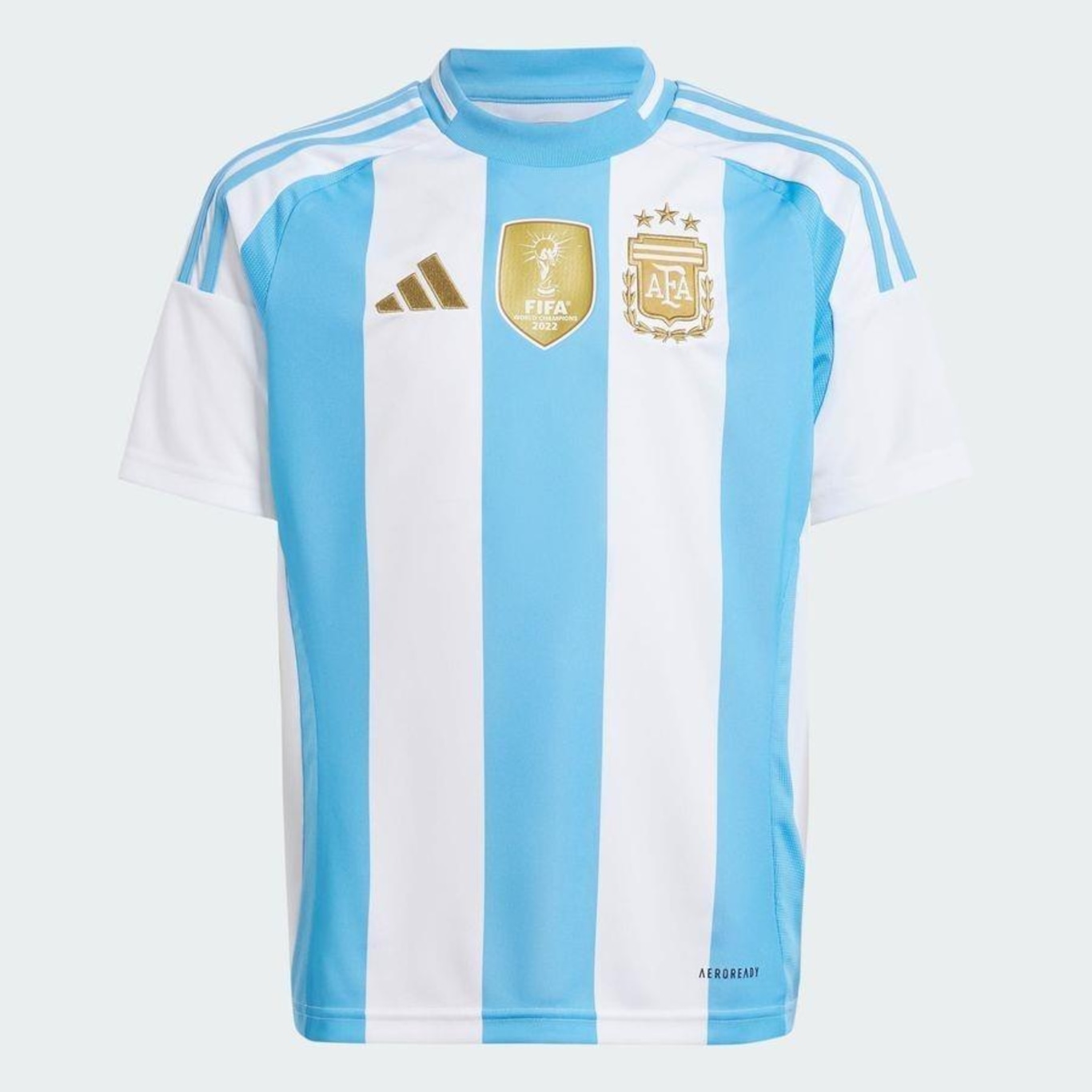 Camisa 1 Argentina 24 adidas - Infantil - Foto 2