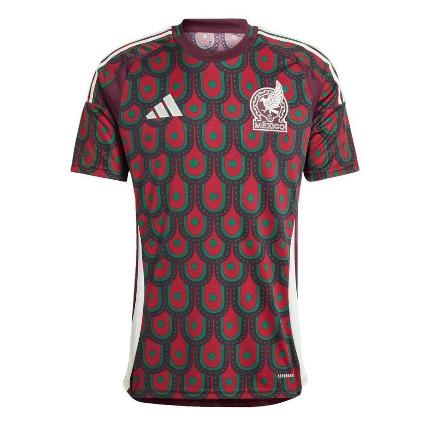 Camisa 1 do México 24 adidas - Masculina - Foto 1