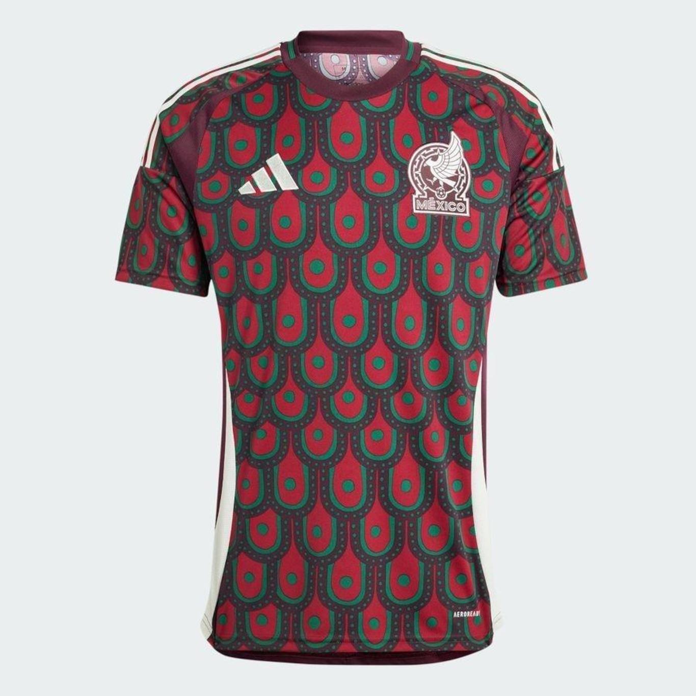 Camisa 1 do México 24 adidas - Masculina - Foto 3