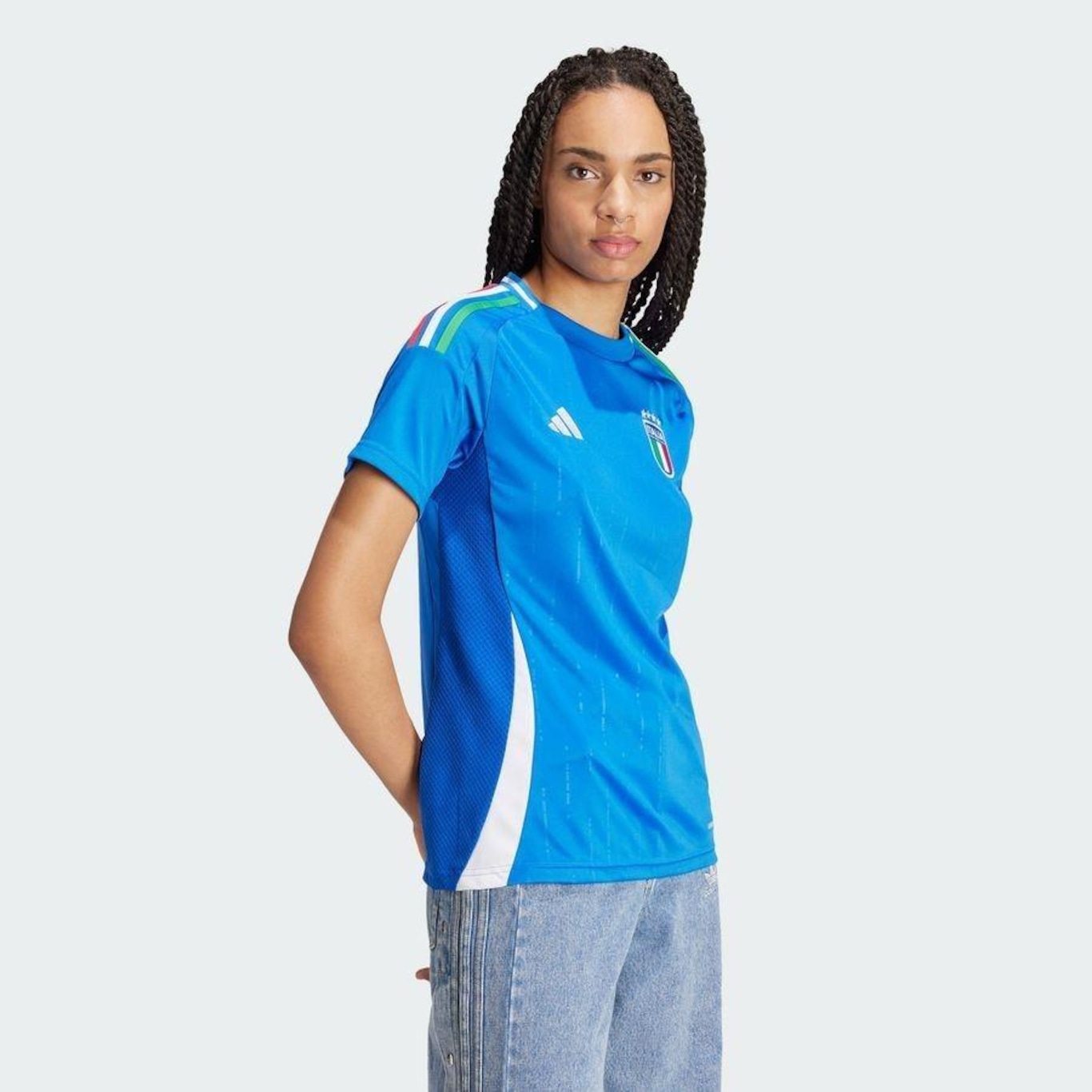 Camisa 1 da Itália 24 adidas - Feminina - Foto 5