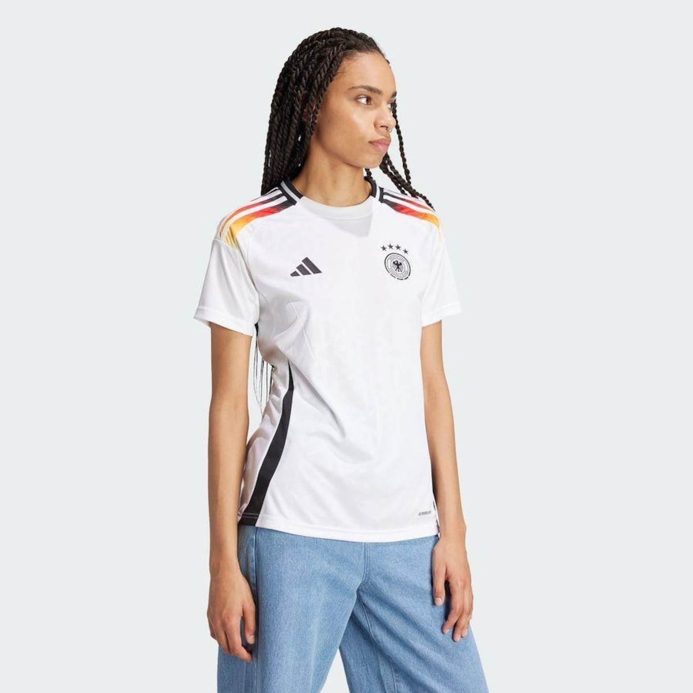 Camisa 1 da Alemanha 24 adidas - Feminina - Foto 5