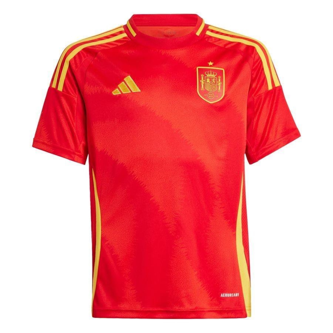 Camisa 1 da Espanha 24 adidas - Infantil - Foto 1