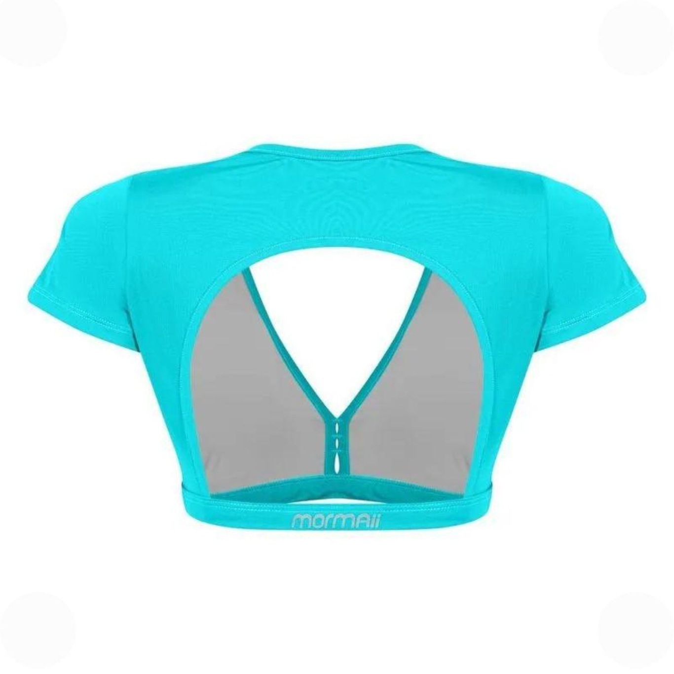 Top Mormaii Cropped Manga Beach Sports Liso - Feminino - Foto 3