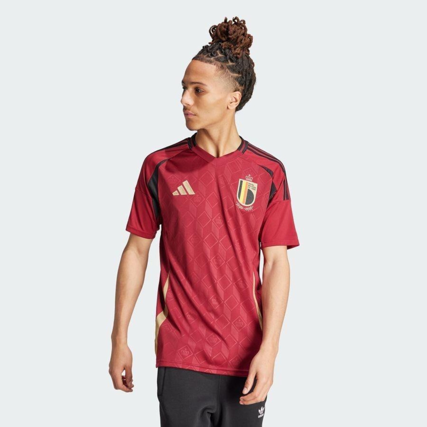 Camisa da Seleção Bélgica I adidas Masculina Torcedor - Foto 2