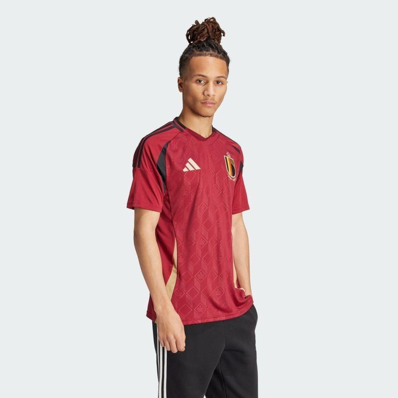 Camisa da Seleção Bélgica I adidas Masculina Torcedor - Foto 5