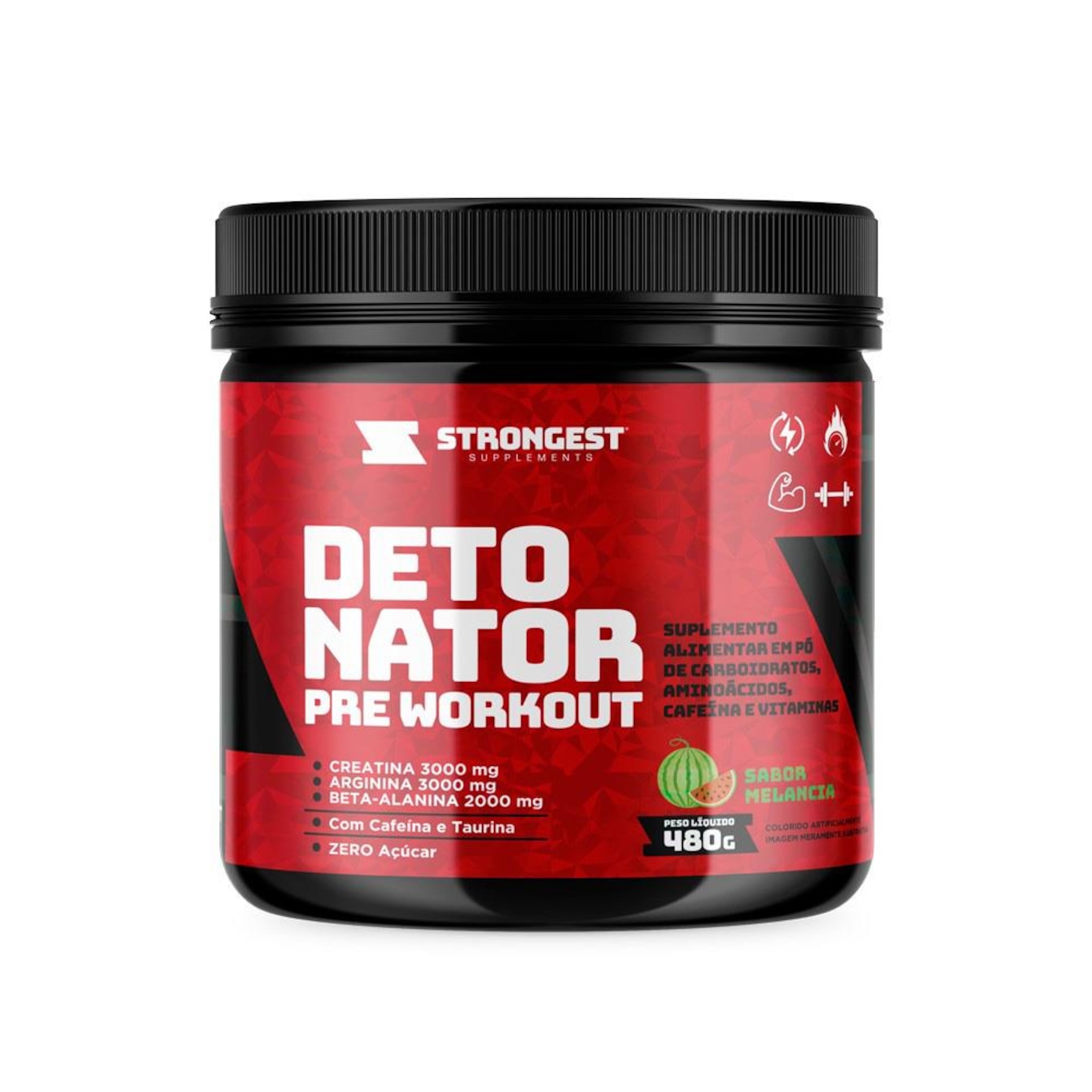 Suplemento Pré Treino Detonator Strongest 480G - Foto 1