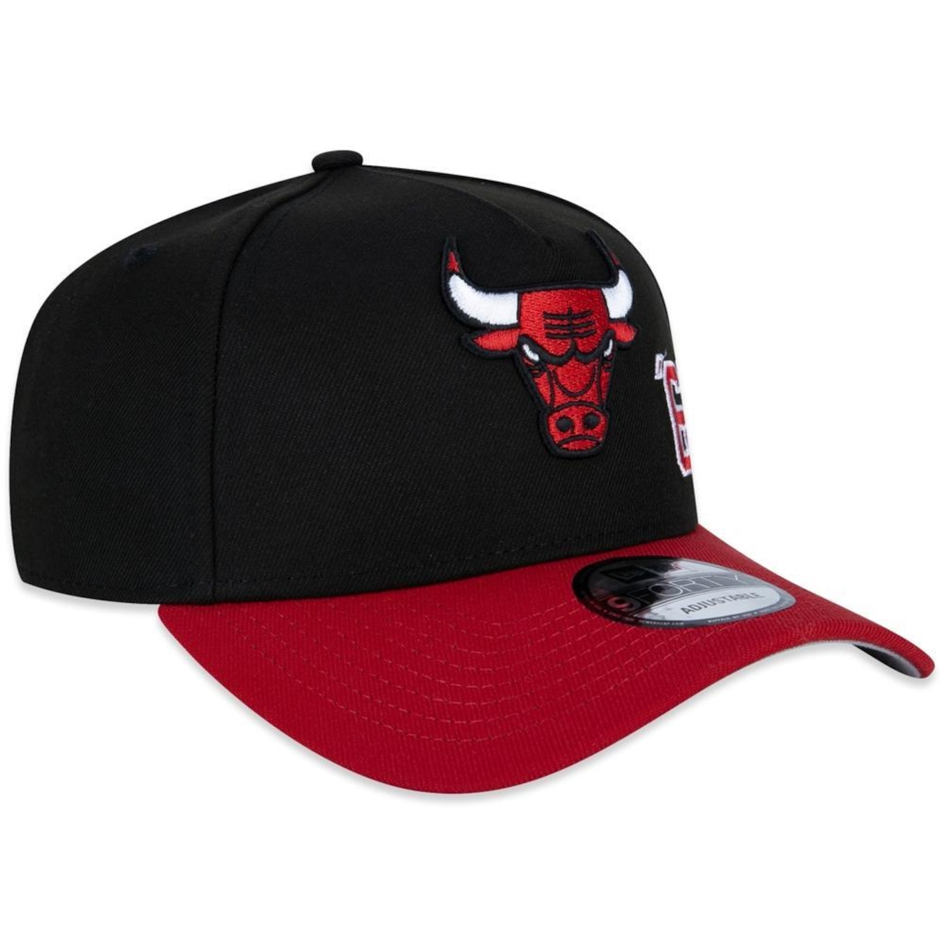 Boné Aba Curva New Era 9Forty A-Frame Chicago Bulls Club House - Snapback - Adulto - Foto 2