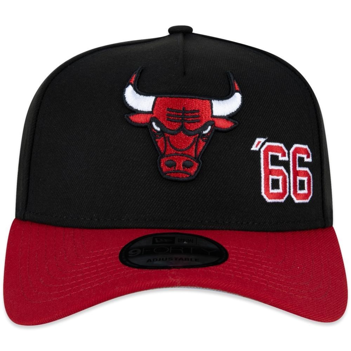 Boné Aba Curva New Era 9Forty A-Frame Chicago Bulls Club House - Snapback - Adulto - Foto 3