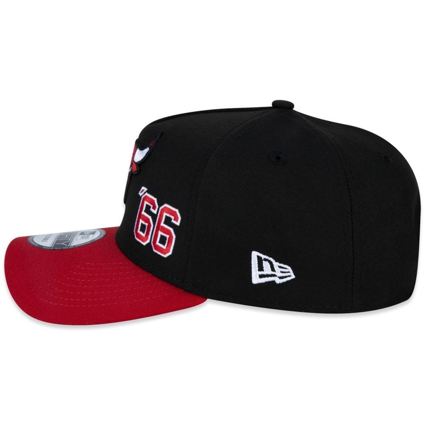 Boné Aba Curva New Era 9Forty A-Frame Chicago Bulls Club House - Snapback - Adulto - Foto 4