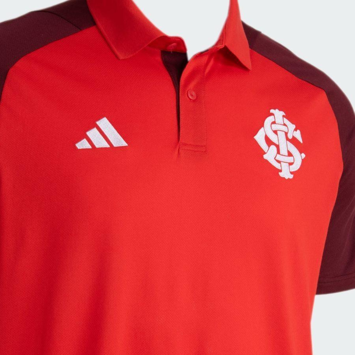 Camisa Polo do Internacional 24/25 adidas - Masculina - Foto 4