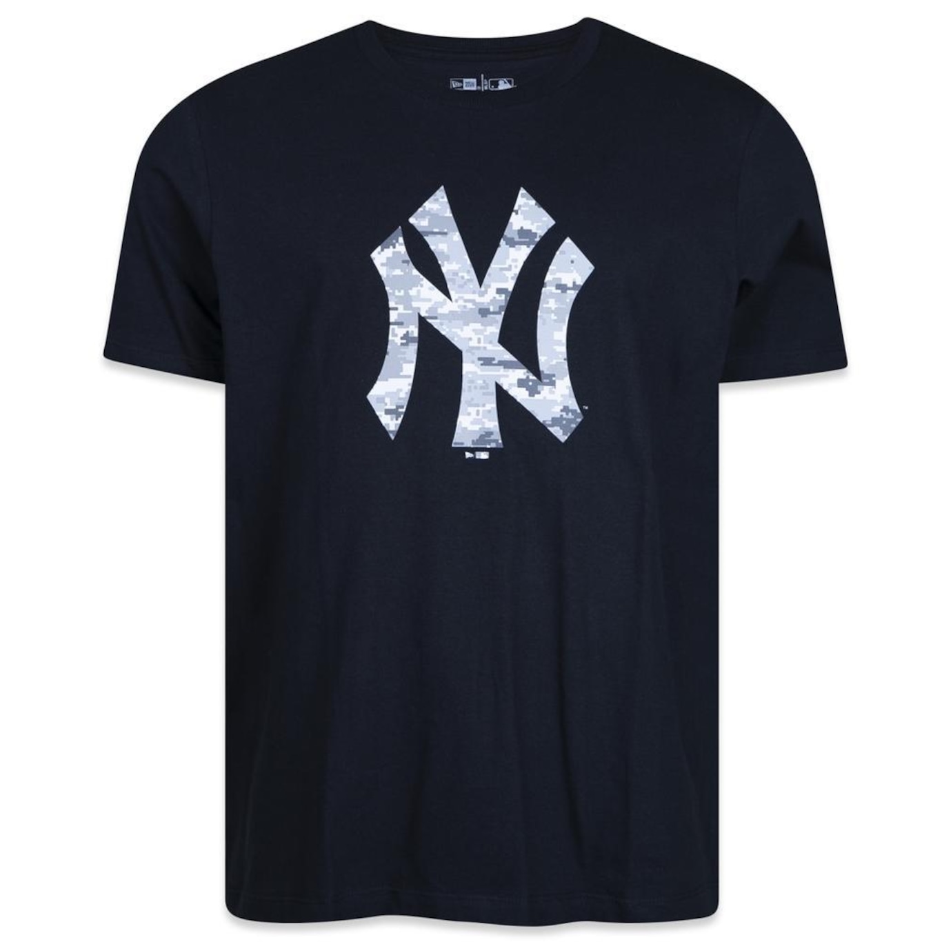 Camiseta New Era Plus Size Regular New York Yankees - Masculina - Foto 1