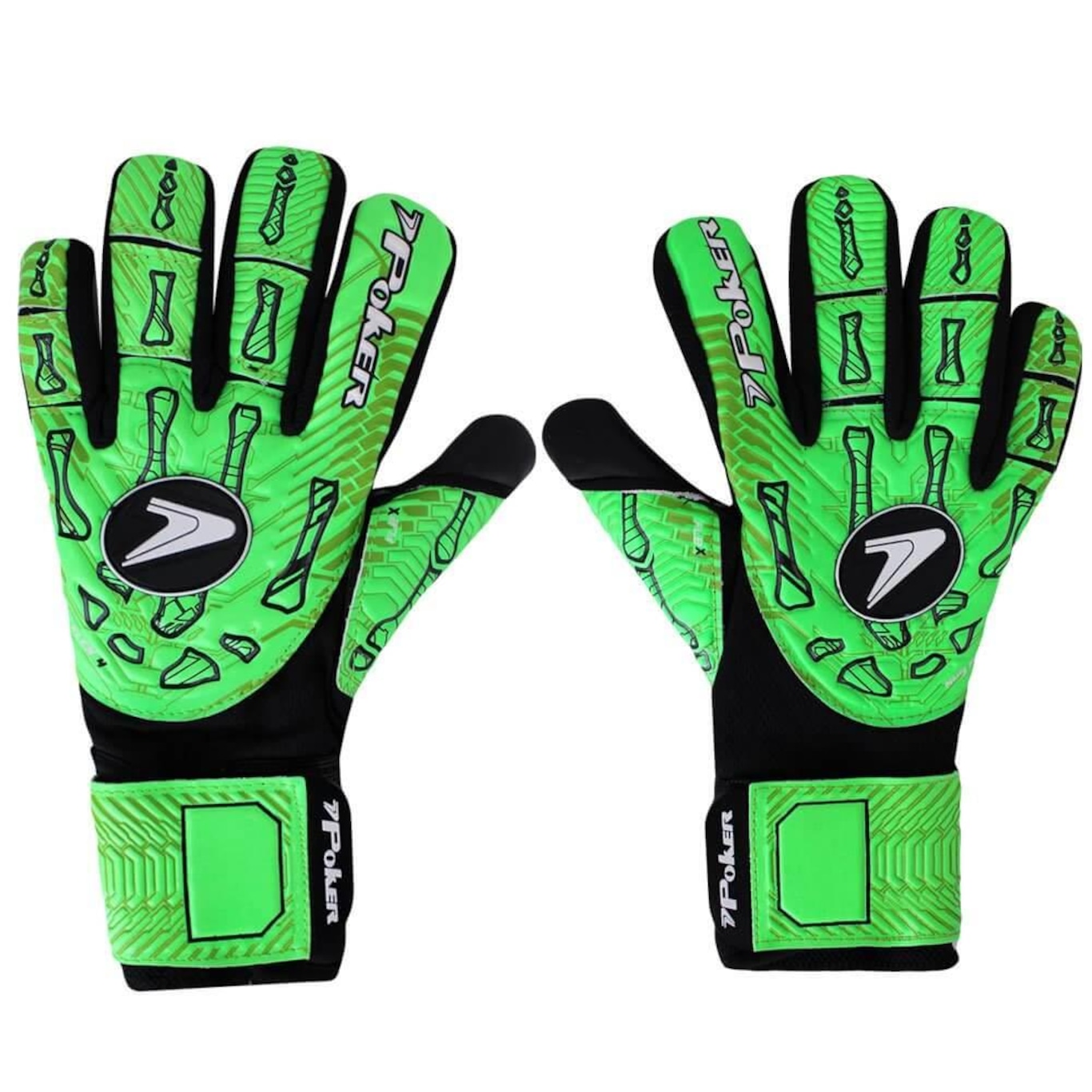 Luvas de Goleiro Poker Profissional Hug Flex 4 - Adulto - Foto 2