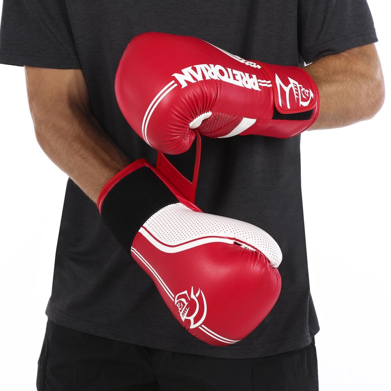 Kit de Luvas de Boxe e Muay Thai First Fx1 Pretorian + Bandagem + Bucal - Foto 4