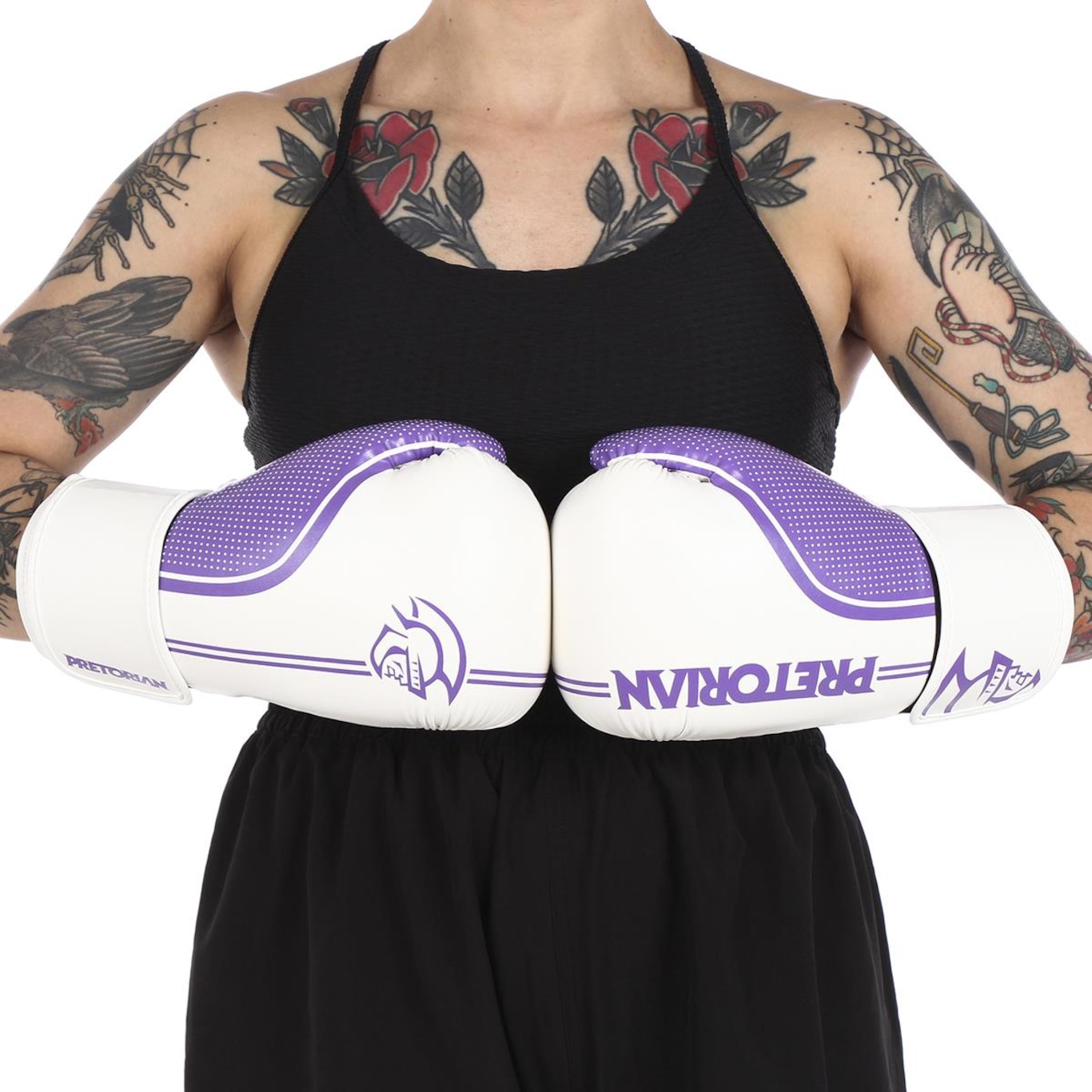 Kit de Luvas de Boxe e Muay Thai First Fx1 Pretorian + Bandagem + Bucal - Foto 3